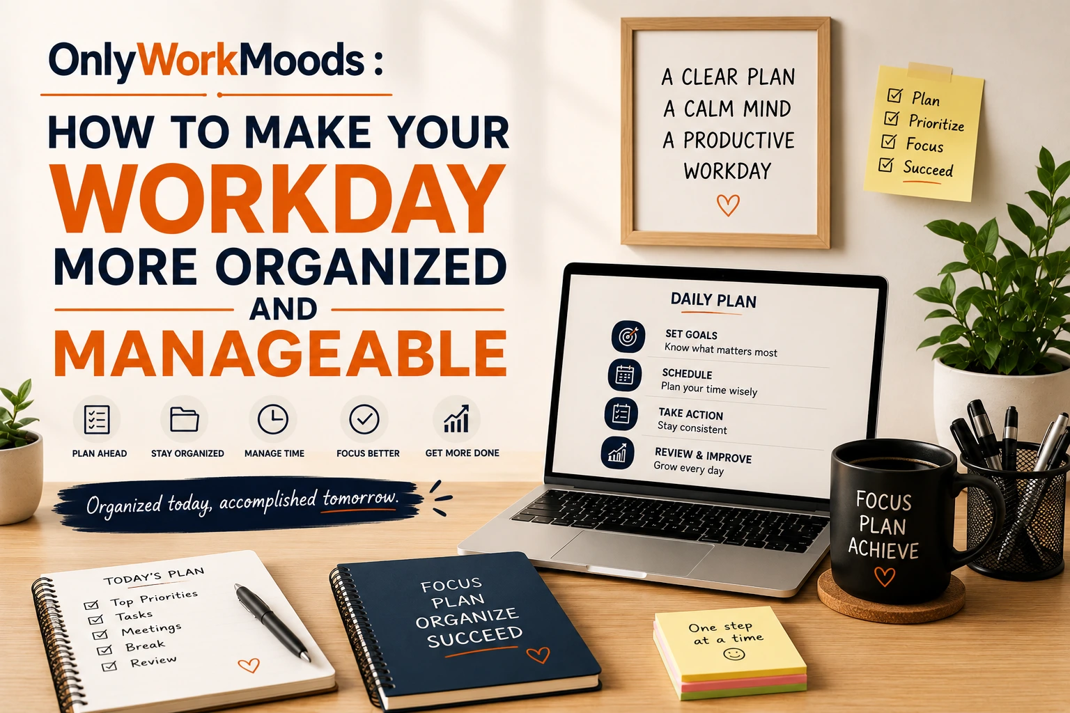 OnlyWorkMoods : How to Make Your Workday More Organized and Manageable?
