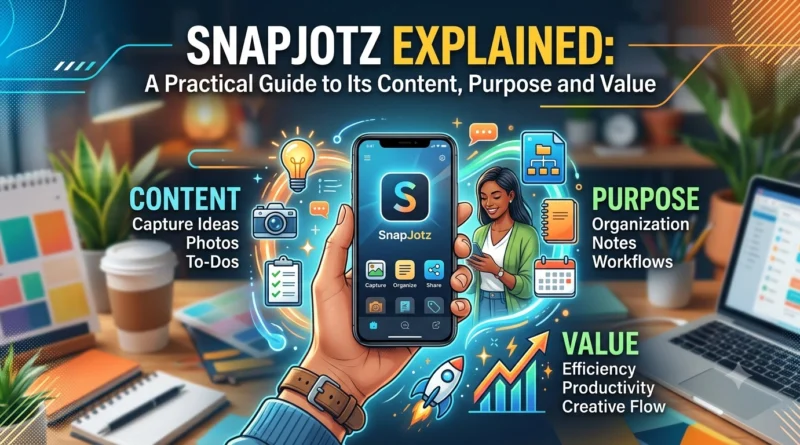 SnapJotz Explained A Practical Guide to Its Content, Purpose and Value