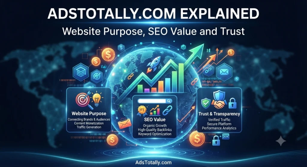 AdsTotally.com Explained Website Purpose, SEO Value and Trust.
