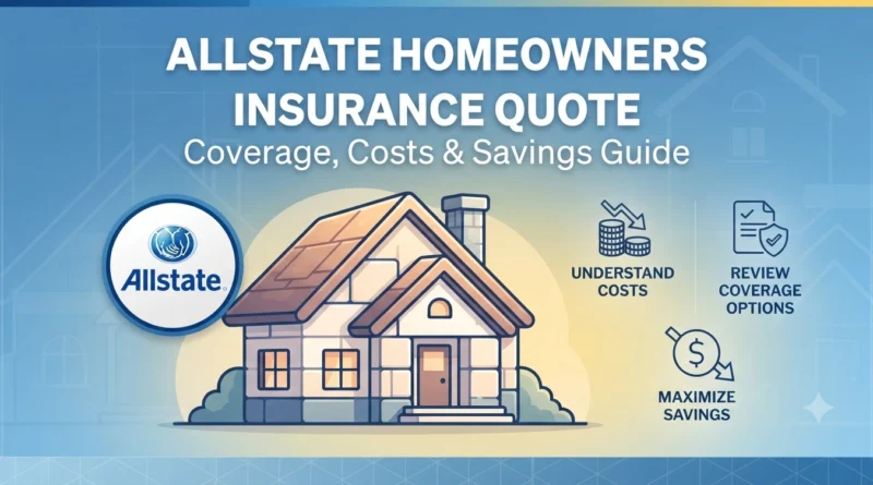 Allstate Homeowners Insurance Quote Coverage, Costs and Savings Guide.