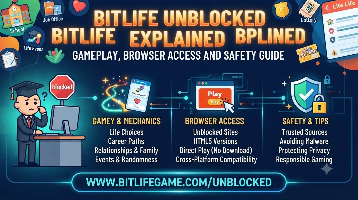 BitLife Unblocked Explained: Gameplay, Browser Access and Safety Guide.
