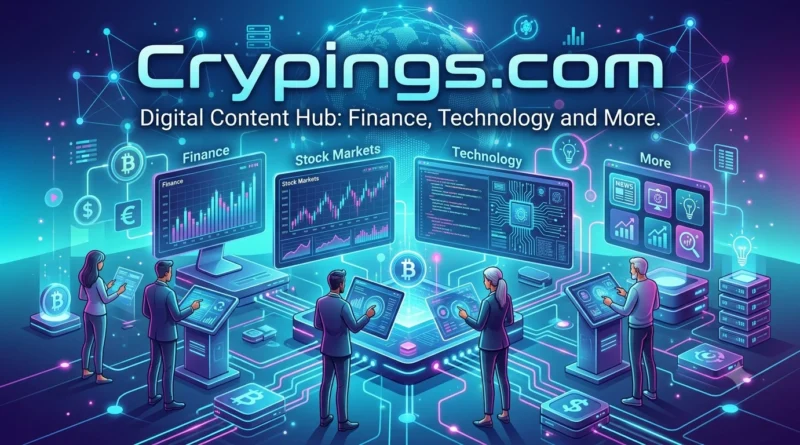 Crypings.com as a Digital Content Hub Finance, Technology and More.