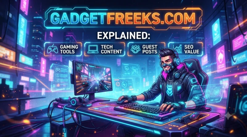 GadgetFreeks.com Explained Gaming Tools, Tech Content and Guest Posts.