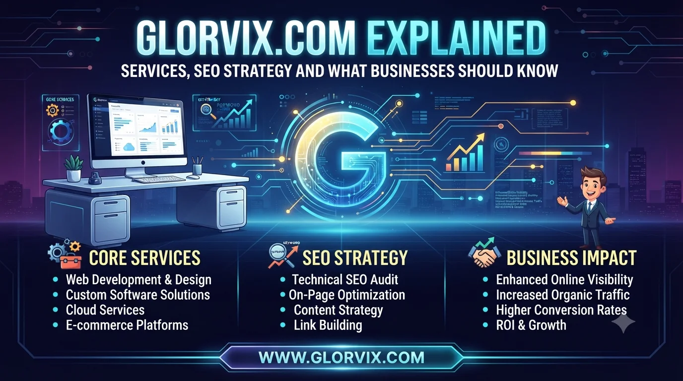 Glorvix.com Explained: Services, SEO Strategy and What Businesses Should Know.