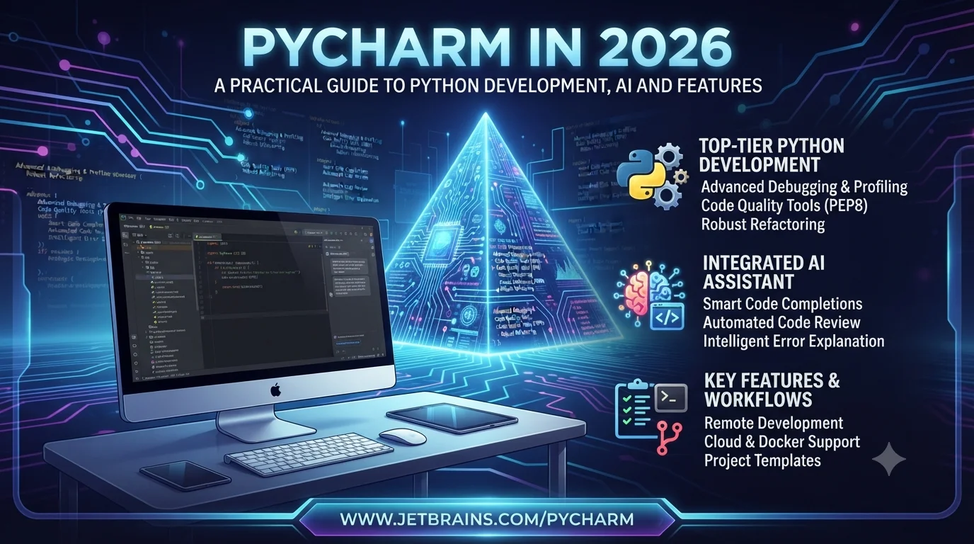 PyCharm in 2026: A Practical Guide to Python Development, AI and Features.
