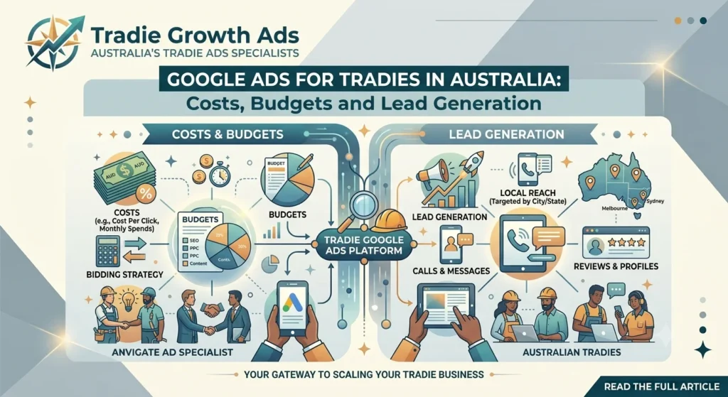 Google Ads for Tradies in Australia Costs, Budgets and Lead Generation.
