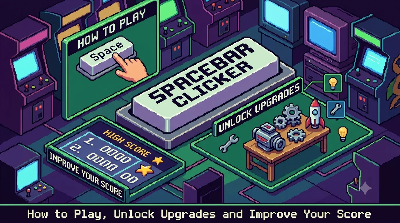 Spacebar Clicker Explained: How to Play, Unlock Upgrades and Improve Your Score.